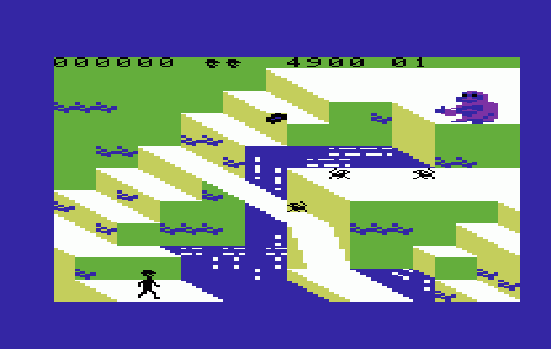 Congo Bongo screenshot 2 for Vic-20